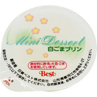 日東ベスト ミニデザート(白ごまプリン) 14902385972251 1パック(30G×40個)（直送品）