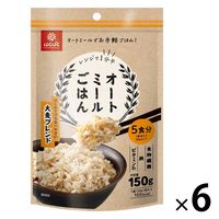 オートミールごはん大麦ブレンド 150g 1セット（1個×6） はくばく