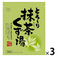 不二食品 とろ～り抹茶くず湯 1セット（3包入×3袋）