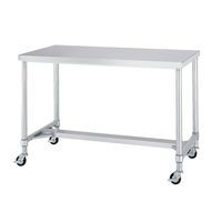 シンコー キャスター付ステンレス作業台 WHNCー18045ーU75 1台（直送品）