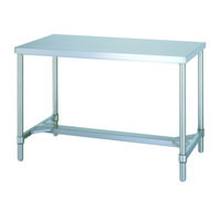 シンコー ステンレス作業台 WHー18090 1台（直送品）