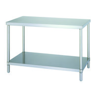 シンコー ステンレス作業台 WBNー9045 1台（直送品）