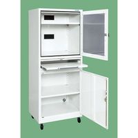 サカエ パソコンキャビネット LPCー2W 1台（直送品）