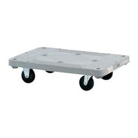 サカエ 樹脂平台車(自在・固定タイプ) MHNー20 1個（直送品）
