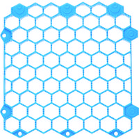 トラスコ中山 TRUSCO 抗菌・防炎ジョイントスノコ 土足用 ブルー TJDDS15-BL 1枚 206-5388（直送品）