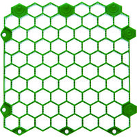 トラスコ中山 TRUSCO 抗菌・防炎ジョイントスノコ 土足用 グリーン TJDDS15-GN 1枚 206-5389（直送品）