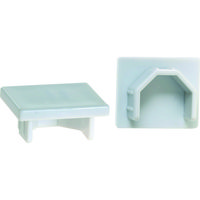 トラスコ中山 TRUSCO ピクチャーレール用 エンドキャップ 2個入 シルバー TMCE-SV 1袋(2個) 206-5728（直送品）