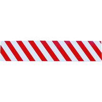 トラスコ中山 TRUSCO セーフティクッション 幅200mmX長さ1m レッド/ホワイト TSC-2001-RW 1枚 206-8463（直送品）