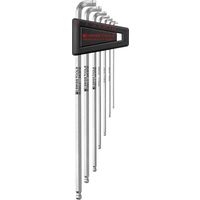 ピービースイスツールズ 7本組 マルチアングルタイプ ボール付ロング六角棒レンチセット 2222.LHー6 1セット（直送品）