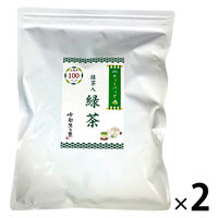京都茶の蔵 徳用ティーバッグ 抹茶入り 緑茶 1セット（1袋（100バッグ入）×2）