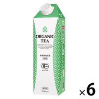 三井農林 ホワイトノーブル 有機栽培紅茶 無糖 1L 1箱（6本入）