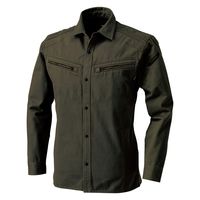 TS DESIGN 5115-55-M 長袖シャツ カーキグリーン M 1着（直送品）