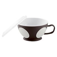 小森樹脂 楽チンマグ(フタ付き) 25239602 345033(コイチャイロ)460ML 1個（直送品）