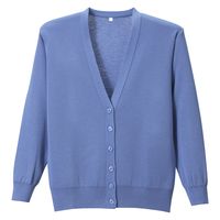 ディーフェイズ 抗ピル長袖カーディガン 23756302 サックスブルー D-1001(L) 1着（直送品）