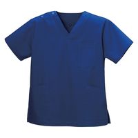 ディーフェイズ スクラブ(男女兼用) 23781800 ロイヤルブルー DS-2001(SS) 1着　スクラブ（直送品）