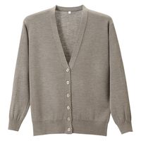 ディーフェイズ 抗ピル長袖カーディガン 23756304 杢ベージュ D-1001(3L) 1着（直送品）