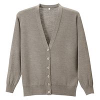 ディーフェイズ 抗ピル長袖カーディガン 23756300 杢ベージュ D-1001(S) 1着（直送品）