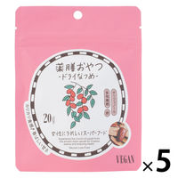 薬膳おやつドライなつめ20g 1セット（1個×5） ブラウンシュガーファースト
