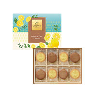 〈GODIVA〉瀬戸内レモンラングドシャクッキー アソートメント 30枚入 1箱 三越伊勢丹 手提げ袋付き 手土産 お中元