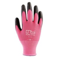 【ウレタン背抜き手袋】 ユニワールド 農家さん手袋 ピンク Mサイズ NSR-45 1双