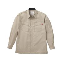 中塚被服 長袖シャツ ベージュ LL N303-2-LL 1枚（直送品）