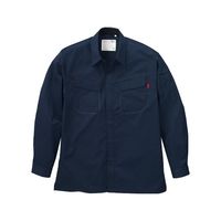 中塚被服 長袖シャツ ネイビー LL N303-34-LL 1枚（直送品）