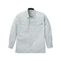 中塚被服 長袖シャツ ストーングレー 5L N303-87-5L 1枚（直送品）