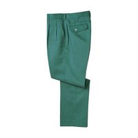 中塚被服 ツータックパンツ グリーン 79 710-6-79 1枚（直送品）