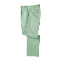 中塚被服 ツータックパンツ ライトグリーン 70 710-43-70 1枚（直送品）