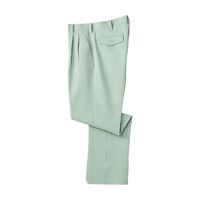 中塚被服 ツータックパンツ ライトグリーン 85 CJ7170-43-85 1枚（直送品）