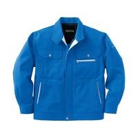 中塚被服 ブルゾン ブルー L E804-3-L 1枚（直送品）