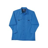 中塚被服 長袖シャツ ブルー EL E2230-3-EL 1枚（直送品）