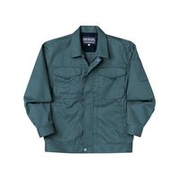 中塚被服 ブルゾン ダークグリーン M E224-48-M 1枚（直送品）