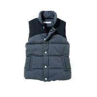 中塚被服 レディースフェイクダウンベスト チャコールグレー S D615-53-S 1枚（直送品）