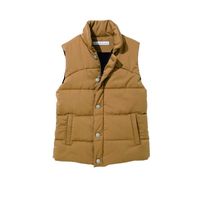 中塚被服 レディースフェイクダウンベスト カーキ SS D615-40-SS 1枚（直送品）