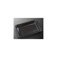 中央化学 トレーCN20ー15E 黒ーBK 100枚入 336131 1袋(100枚) 65-9870-77（直送品）