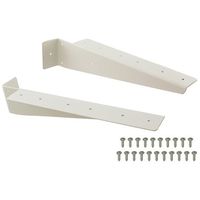 アイワ金属 SPFブラケット ロング ホワイト 1組入 AP-3029W 1組 65-2765-99（直送品）