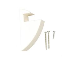 アイワ金属 クリップシェルフ 18mm用 白 AP-036W 1個 64-5083-73（直送品）