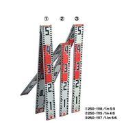 ランドアート ハイビスカス 2つ折アルミ製標尺 1m 5:5 62-4862-21 1本（直送品）