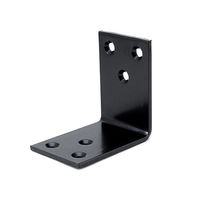 ユニクロ 金折隅金 広幅タイプ(ケース売り) 黒 60×60mm×40mm×3.2mm 30個入 YS-112C-60mm（直送品）