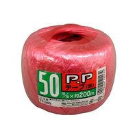宮島化学工業 PPテープ 赤 50mm×200m TT003 1巻 63-7917-89（直送品）
