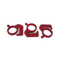 宮島化学工業 アイアイカッター 赤 3個入 63-7918-29 1パック(3個)（直送品）