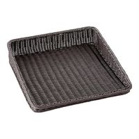 萬洋 樹脂製ディスプレイバスケット 傾斜型 45型 30号 ダークブラウン 91424C 1個 67-5742-03（直送品）