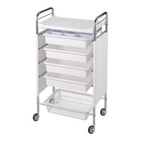 西村製作所 スタンダードセット台(Cー324) 483×300×865mm ホワイト 66-0014-36 1台（直送品）