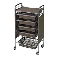 西村製作所 スタンダードセット台(Cー324) 483×300×865mm ブラウン 66-0014-38 1台（直送品）