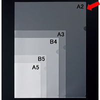 アスクル　クリアホルダー　A2　1袋（10枚）　再生　ファイル オリジナル（わけあり品）