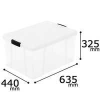 リス　「現場のチカラ」　ASソフィアボックス　ワイドM　S-04　クリア　GGYA280　1個 オリジナル（わけあり品）