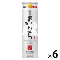 宝酒造 香りよかいち 25度 1800ml パック 1セット（6本） 焼酎 芋