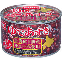 ホテイ ゆであずき 北海道十勝産小豆100％使用 甘さひかえめ 430g  1缶 缶詰