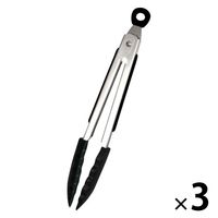 ワールド・クリエイト つかめるトングミニブラック 60034 1セット(3個)